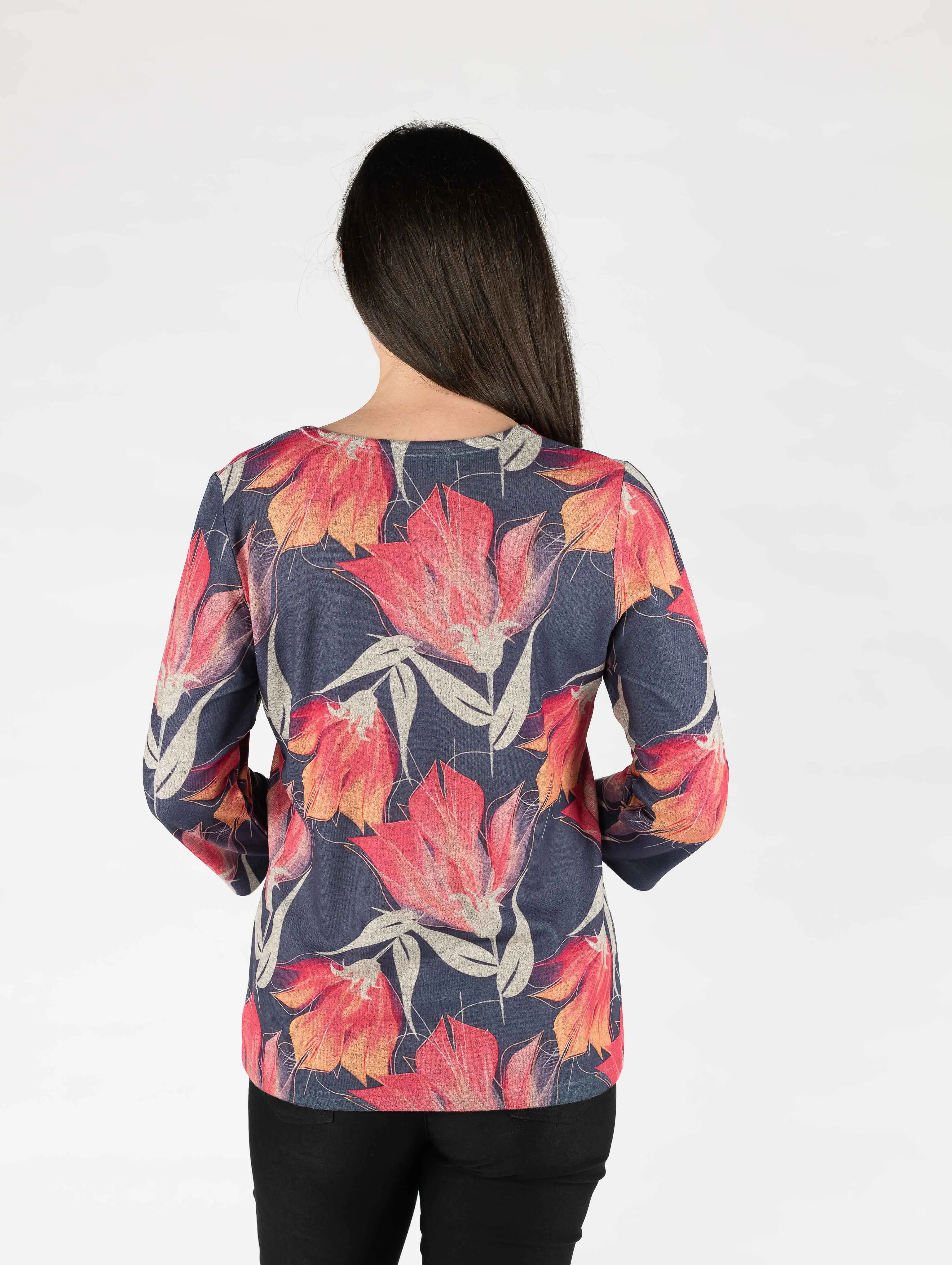 Flower Print Top