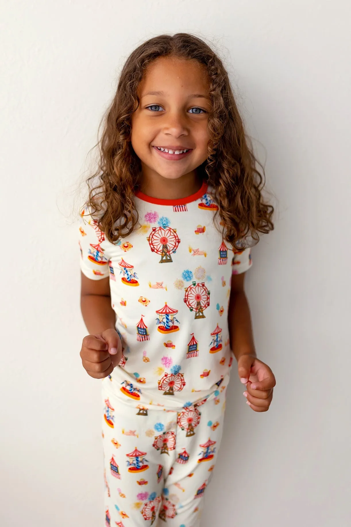 Free Birdees County Fair Short Sleeve Pajama Set (2T-12Y)
