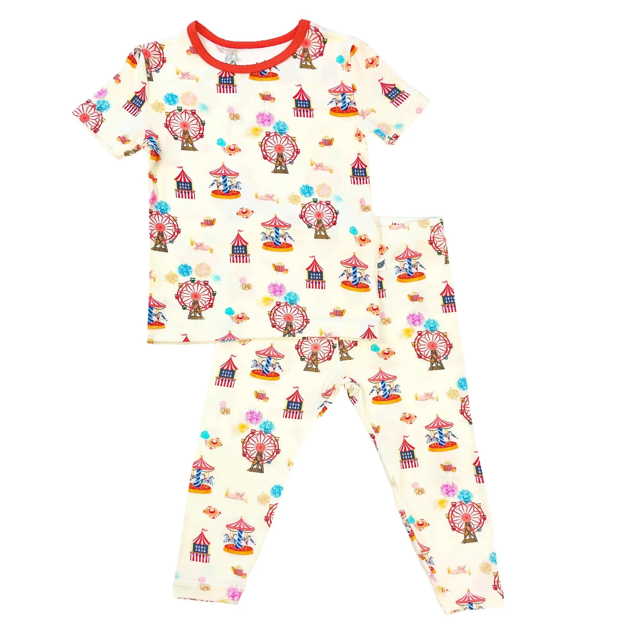 Free Birdees County Fair Short Sleeve Pajama Set (2T-12Y)