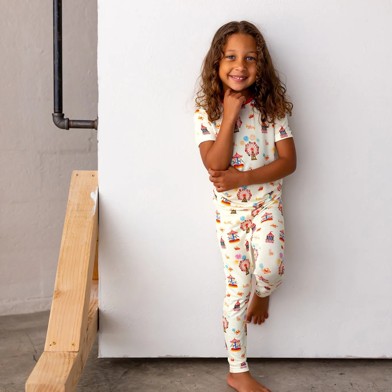 Free Birdees County Fair Short Sleeve Pajama Set (2T-12Y)
