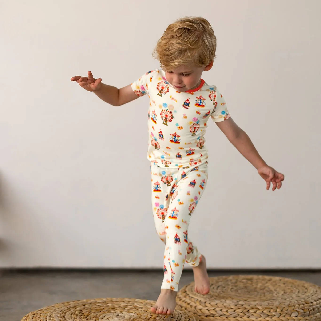 Free Birdees County Fair Short Sleeve Pajama Set (2T-12Y)