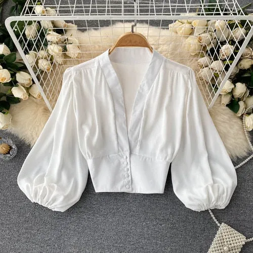 French Chic Casual Blouse
