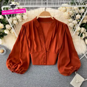 French Chic Casual Blouse
