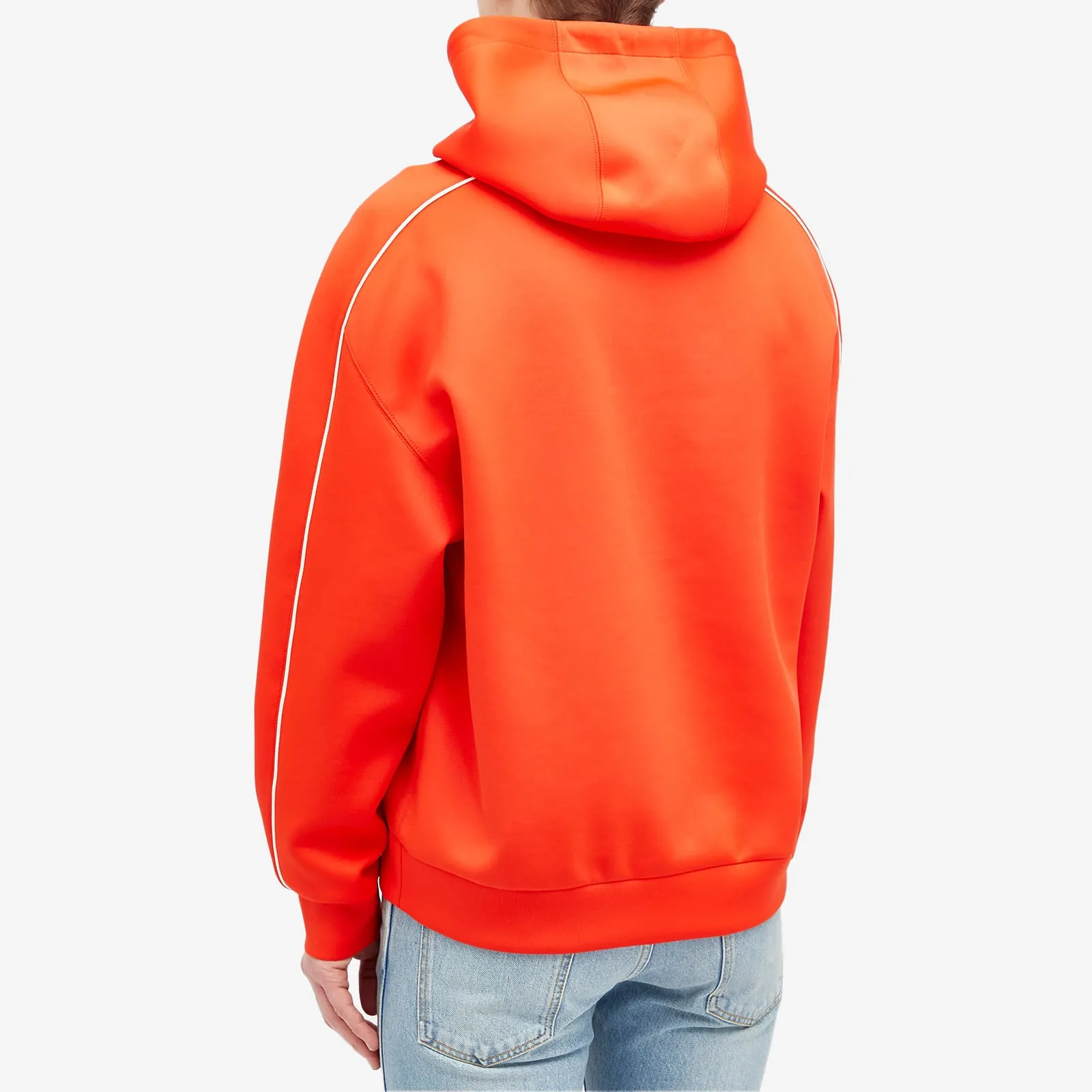 Gucci Logo Neoprene Hoodie, Coral