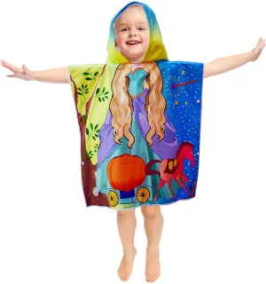 Hooded Bath Beach Towel  Cinderella