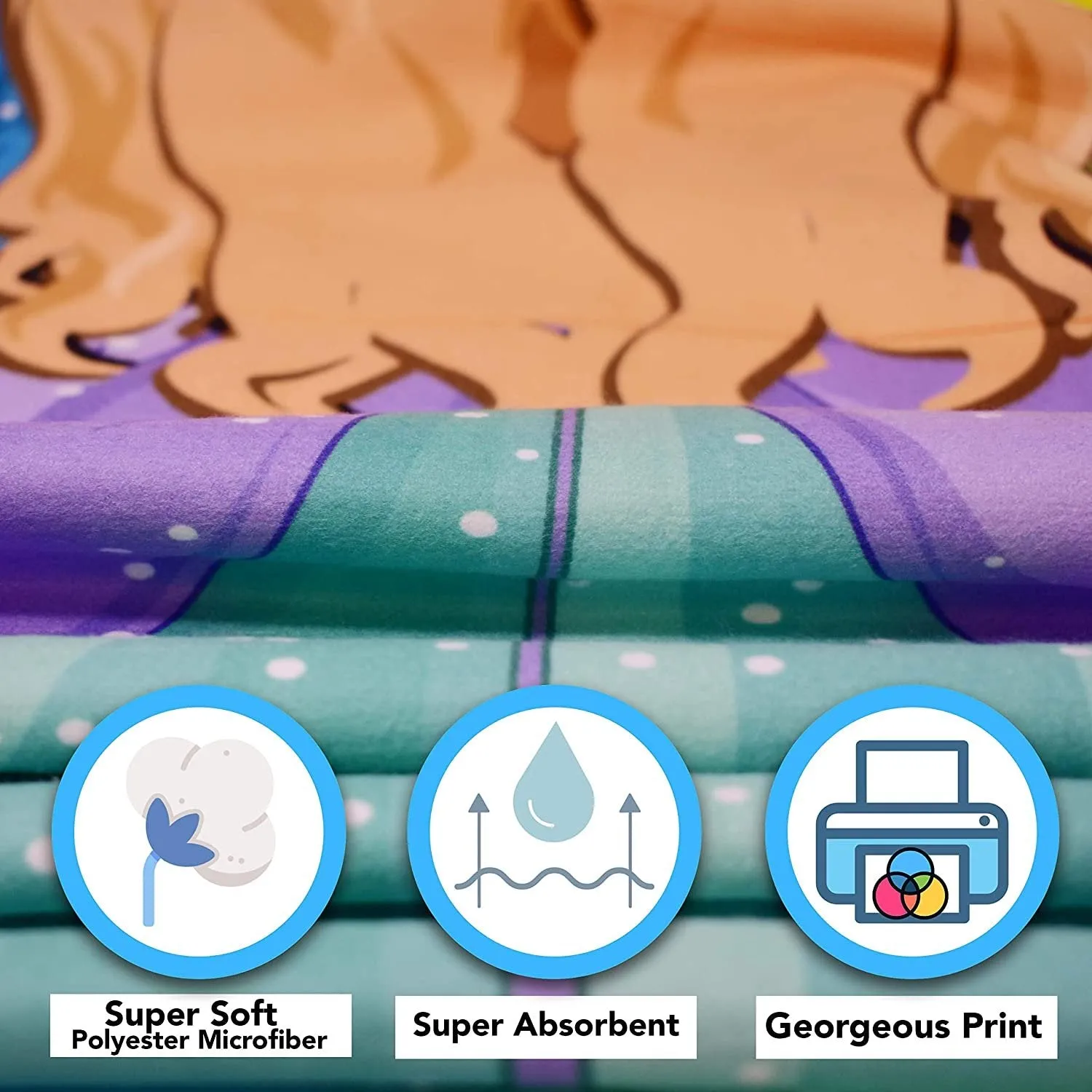 Hooded Bath Beach Towel  Cinderella