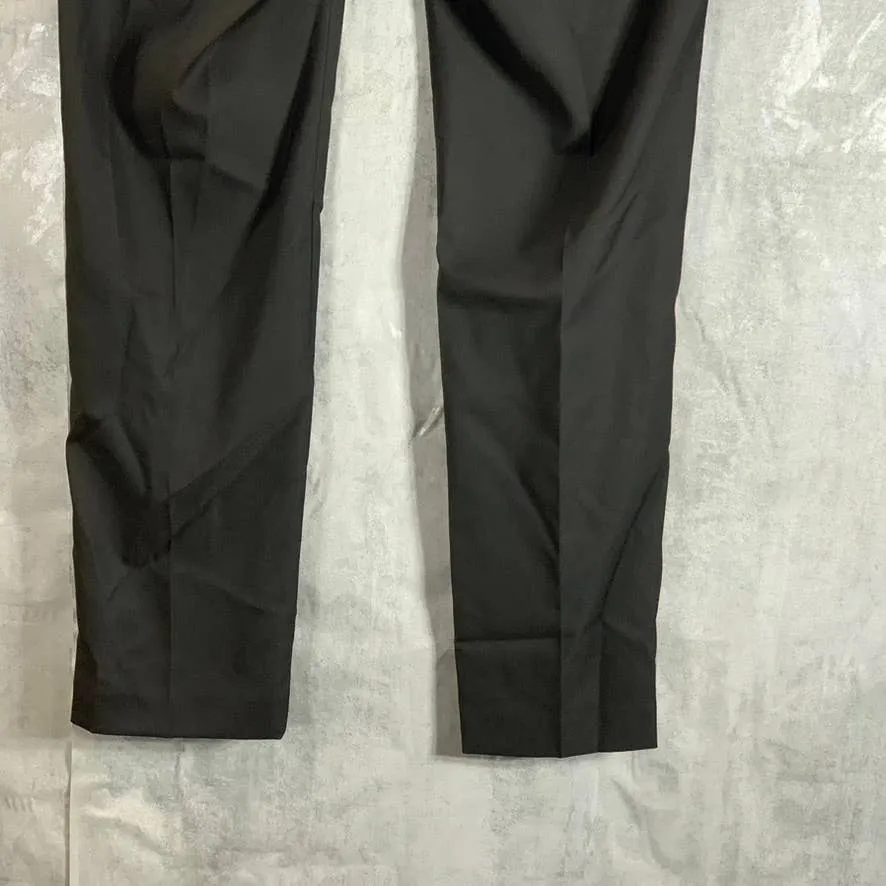 IZOD Men's Solid Black Regular Classic-Fit Suit Pants SZ 32X32