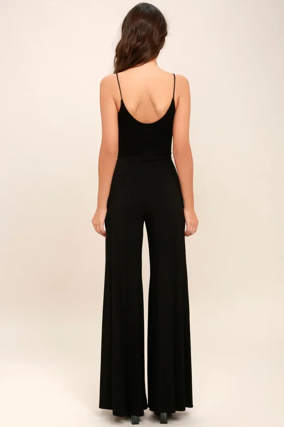 Just Breathe Black Jumpsuit