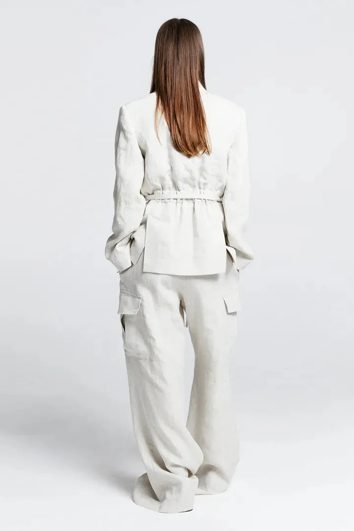 Karen Walker - Wilderland Tie Jacket Natural