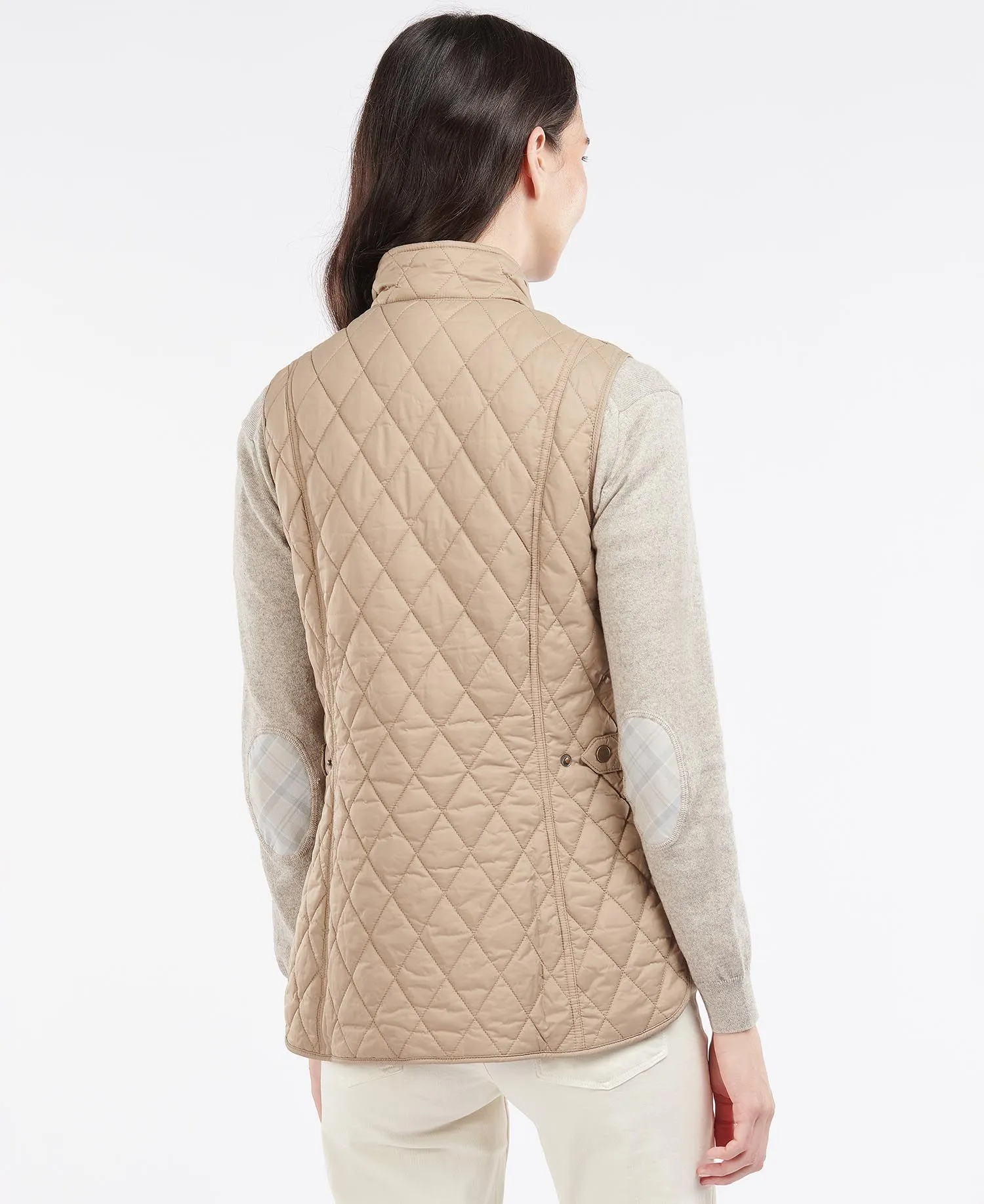 LADIES BARBOUR OTTERBURN GILET - LT TRENCH
