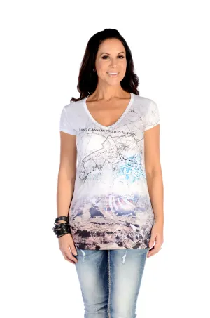 Liberty Wear Collection Tops: Historic Grand Canyon Cartography