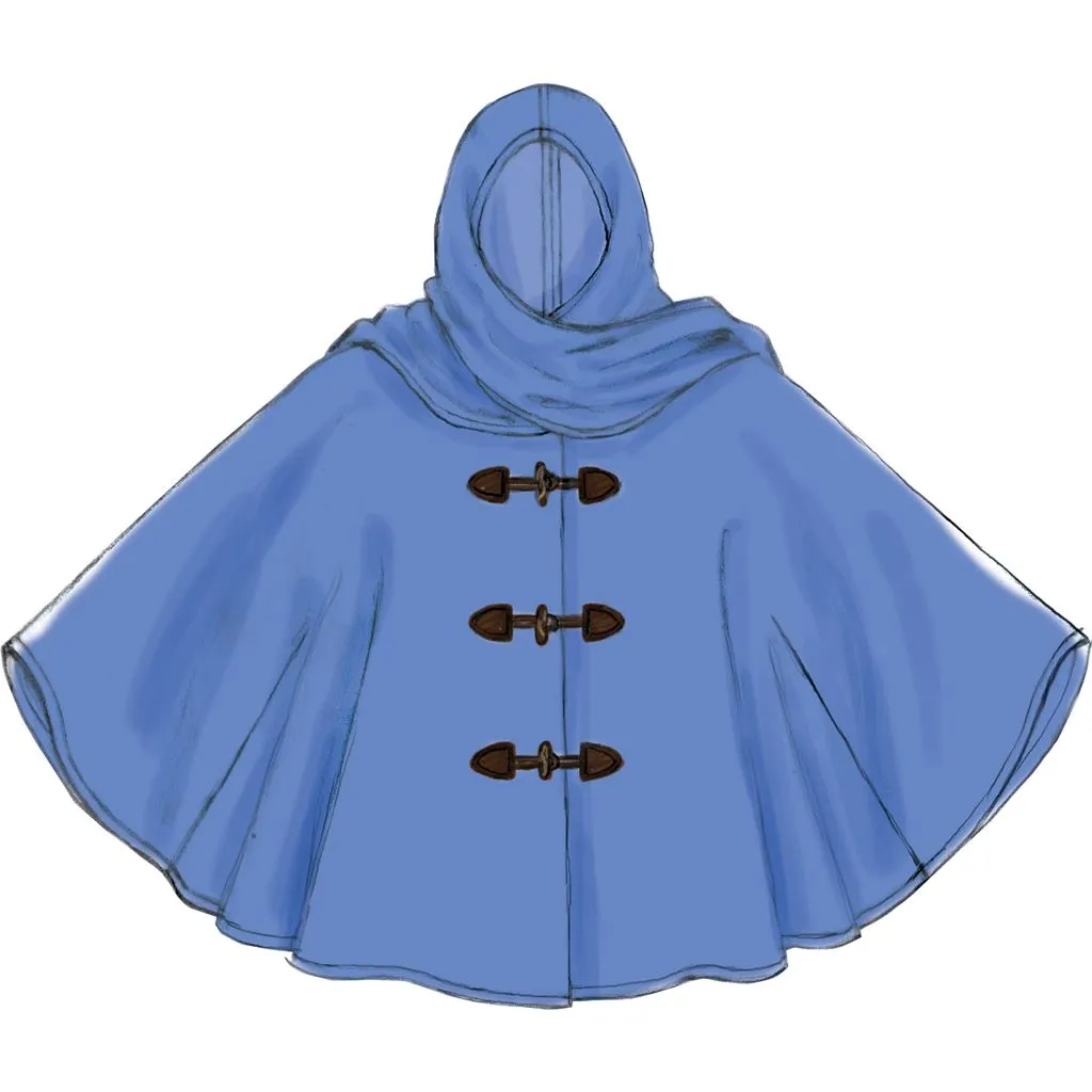 McCall's Pattern M7202 Misses' Ponchos