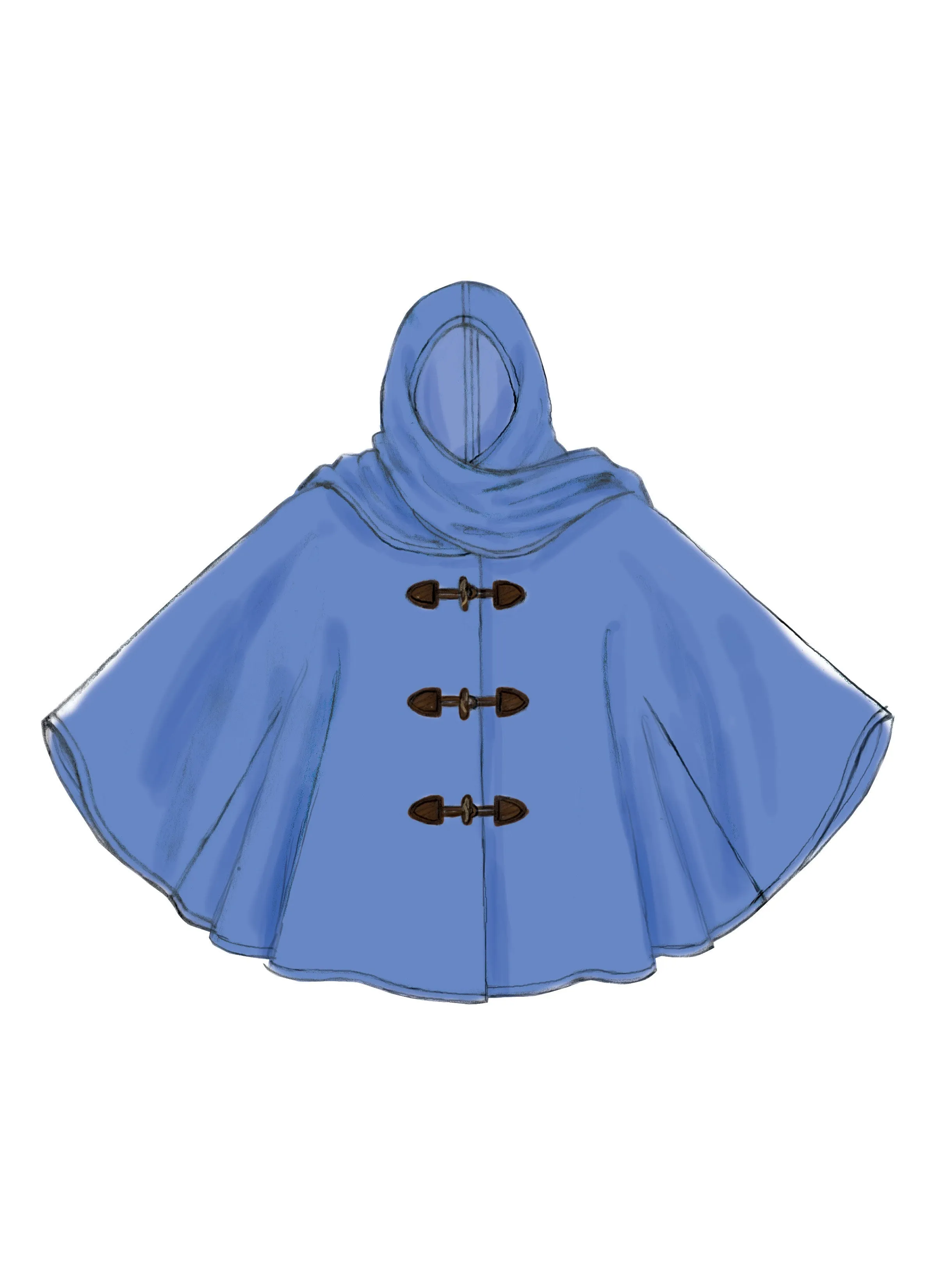 McCall's Pattern M7202 Misses' Ponchos