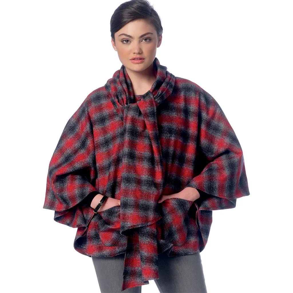 McCall's Pattern M7202 Misses' Ponchos