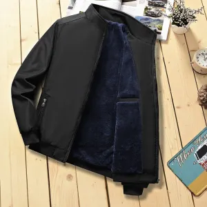 Men Smart Winter Jacket Stand Collar