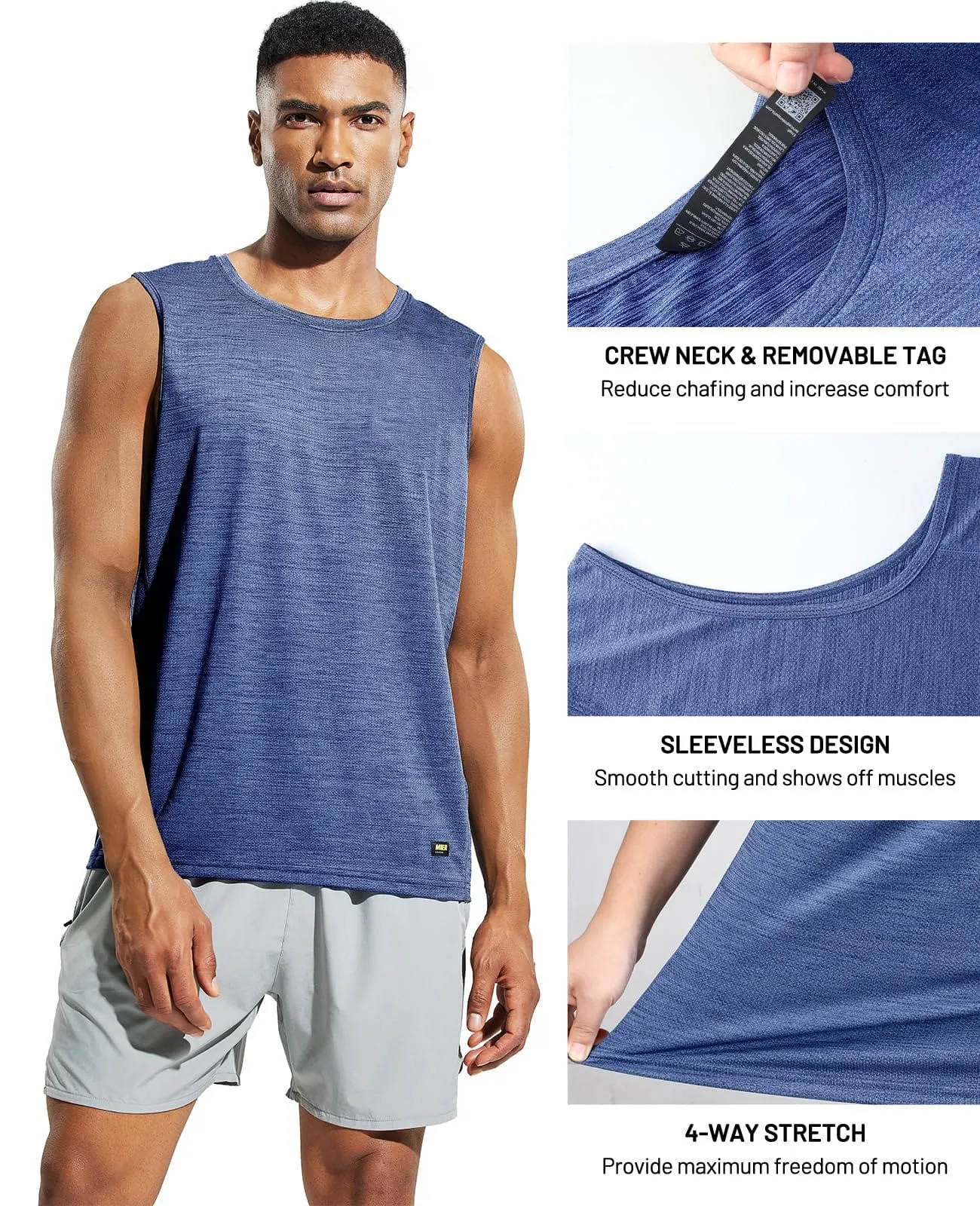 Men's Sleeveless Tee Shirt