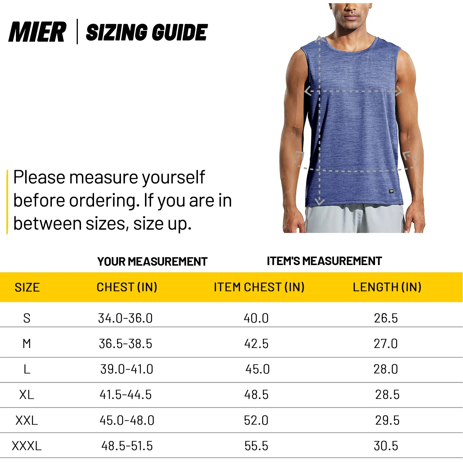 Men's Sleeveless Tee Shirt
