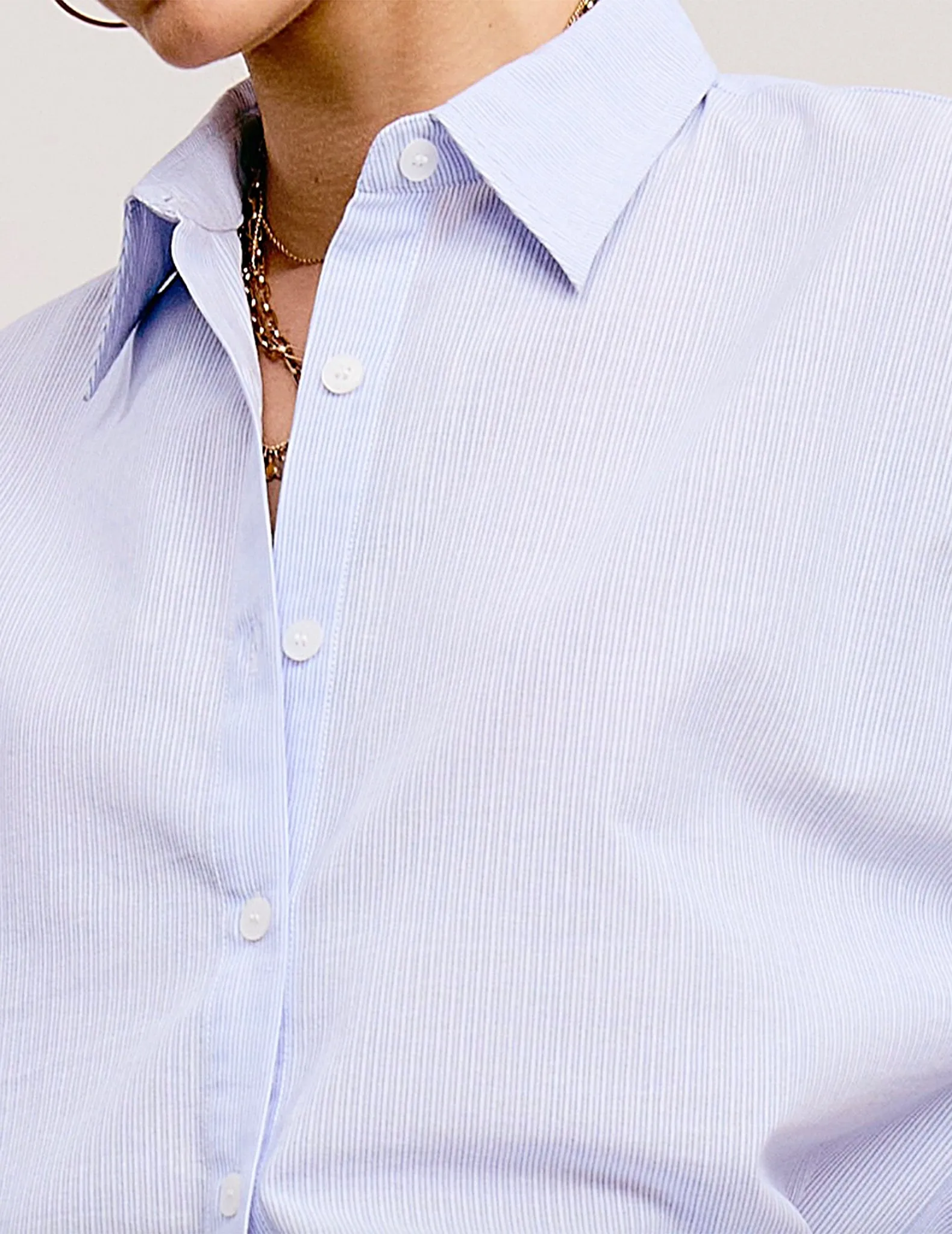Merritt Striped Cotton Button-Up Shirt