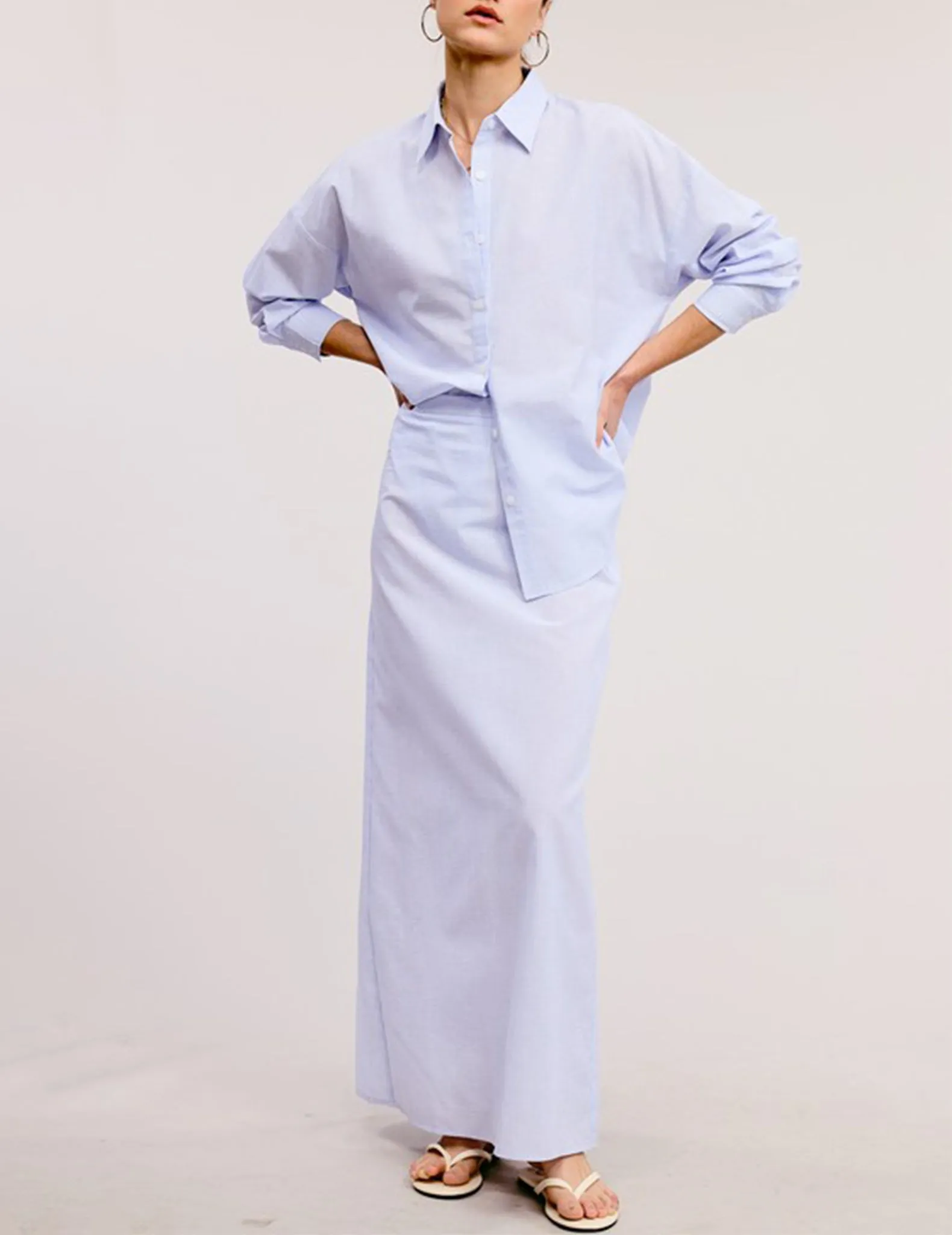 Merritt Striped Cotton Button-Up Shirt