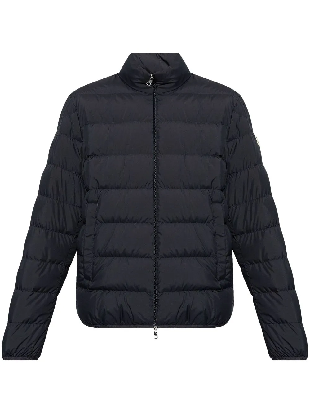 mock neck down jacket