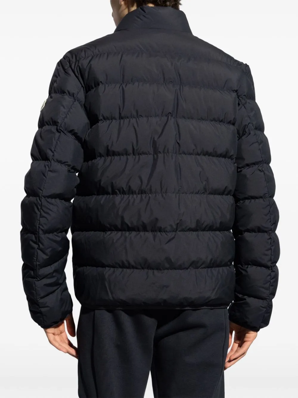 mock neck down jacket