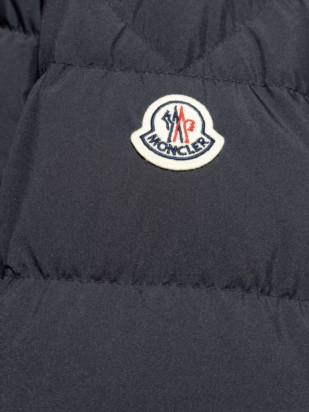 mock neck down jacket