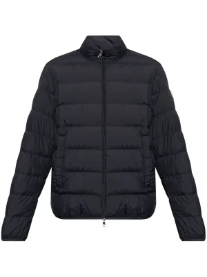 mock neck down jacket