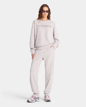 NY HEALTH CLUB CREWNECK / HEATHER GRAY NAVY