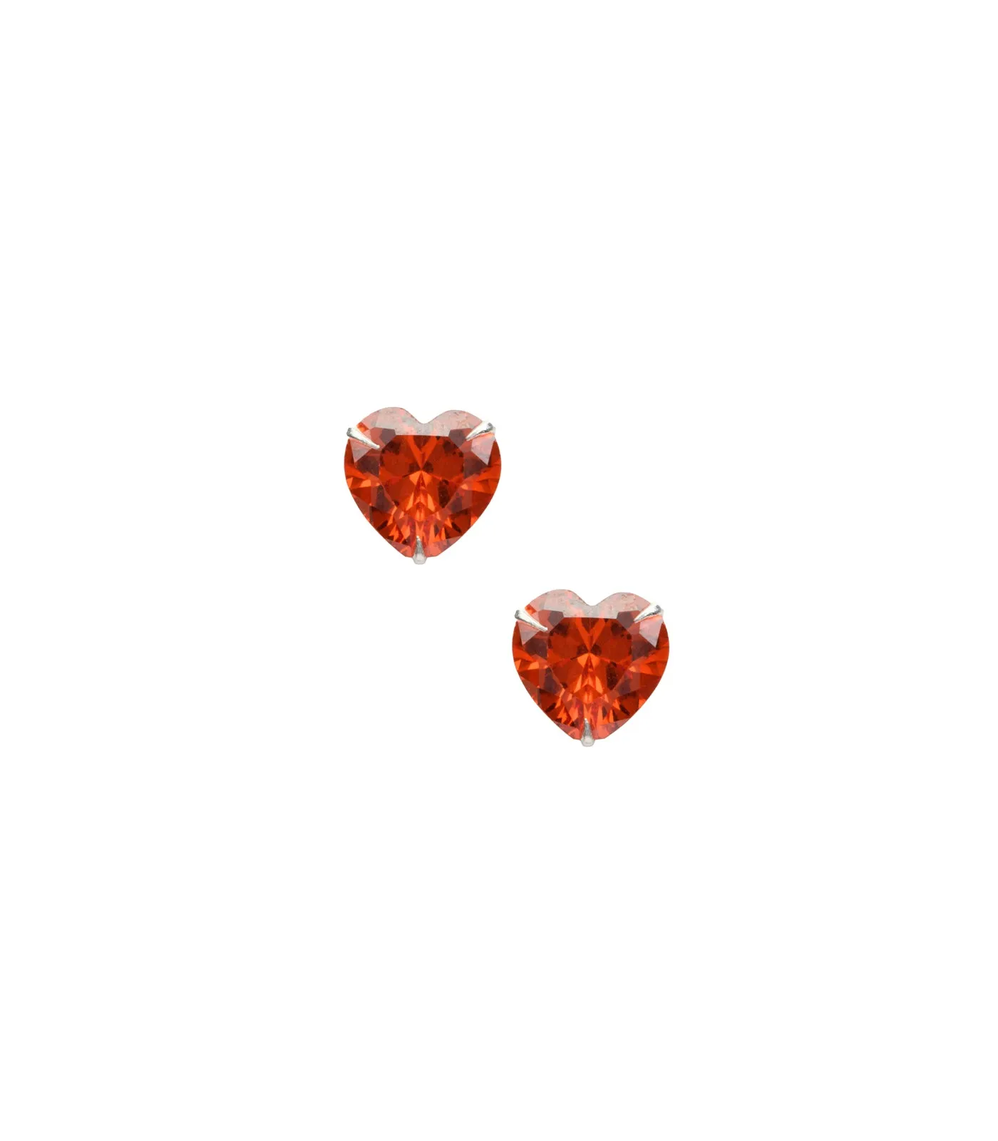 Orange Heart Tops (Silver)