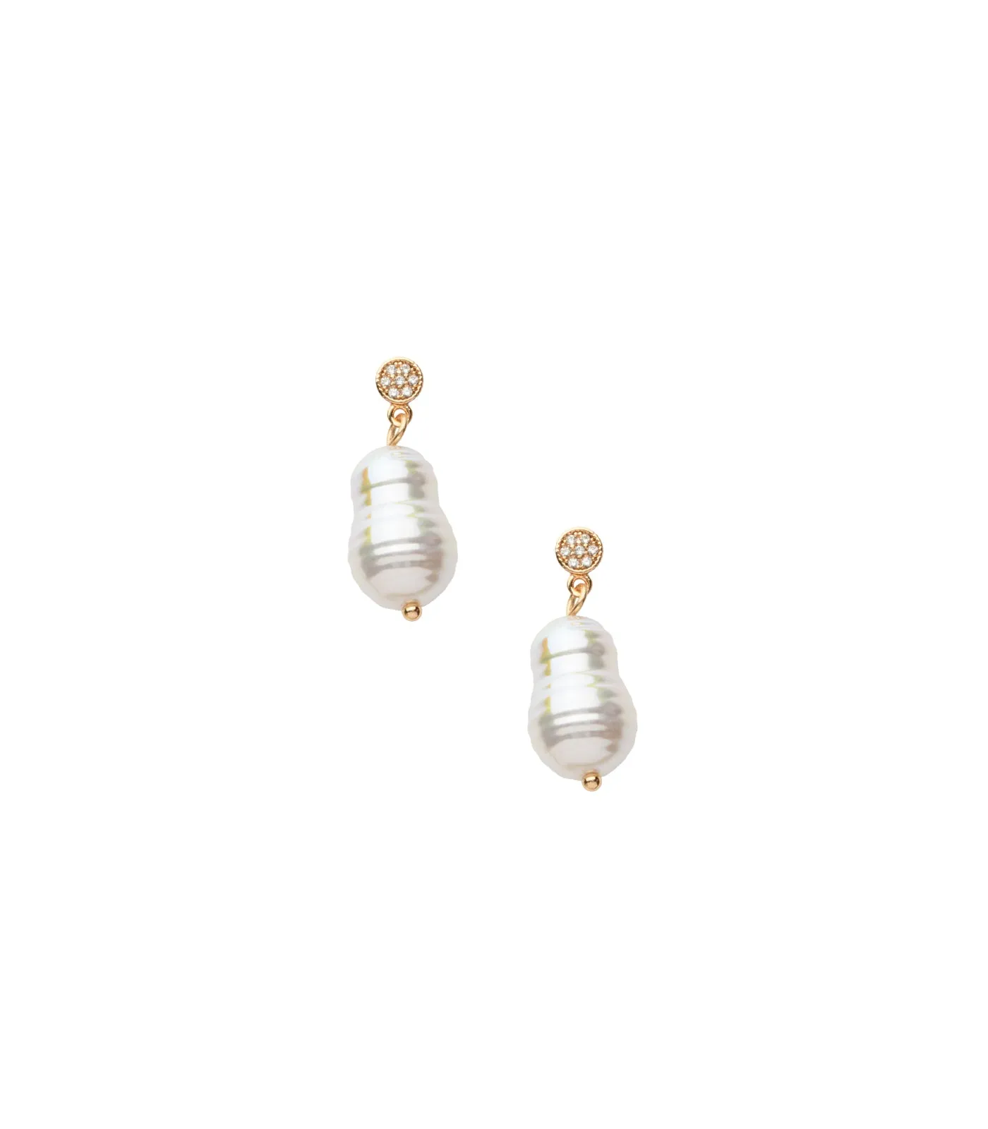 Pearl Drop Tops (Brass)