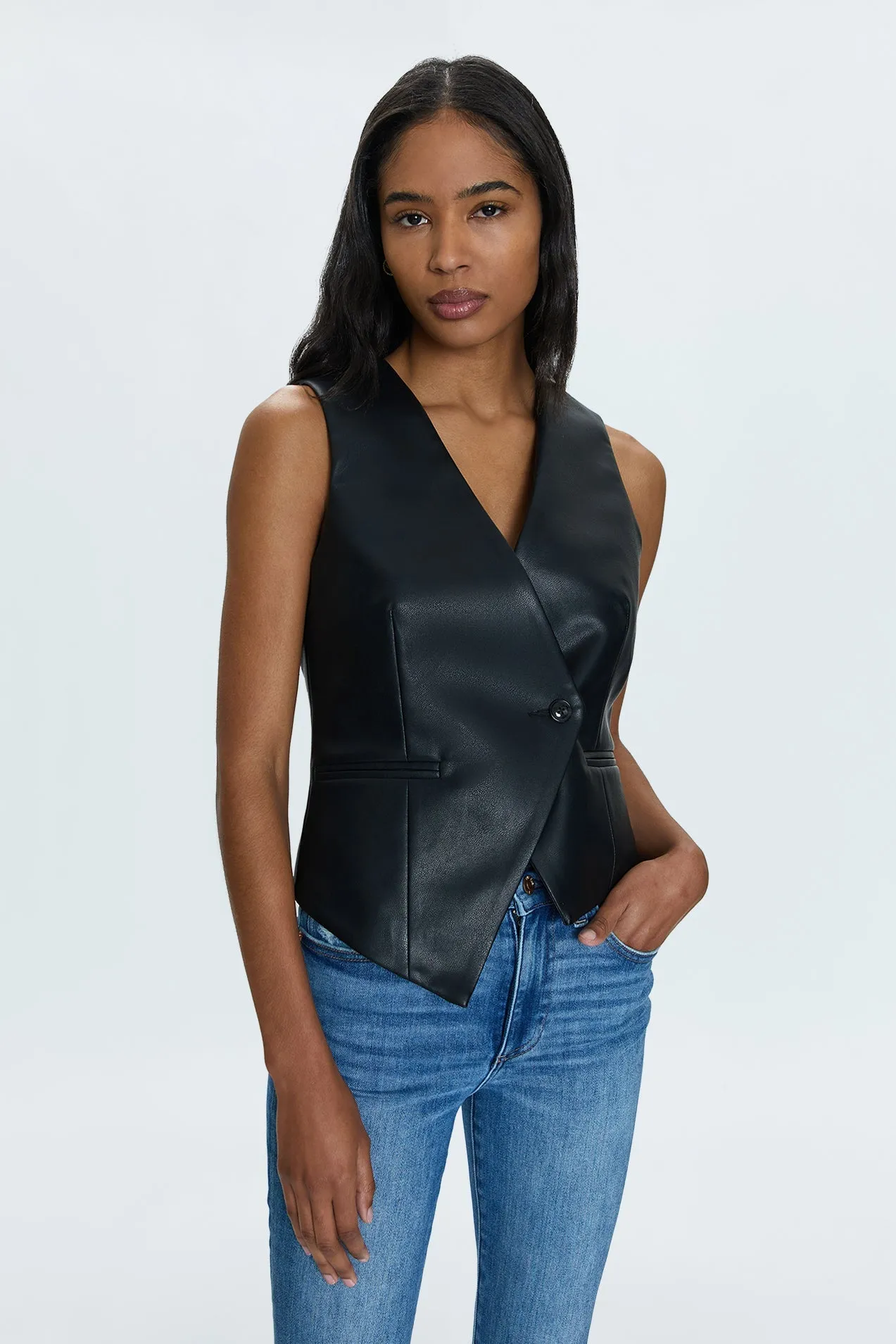 Pistola Arabella Vest in Slate Black