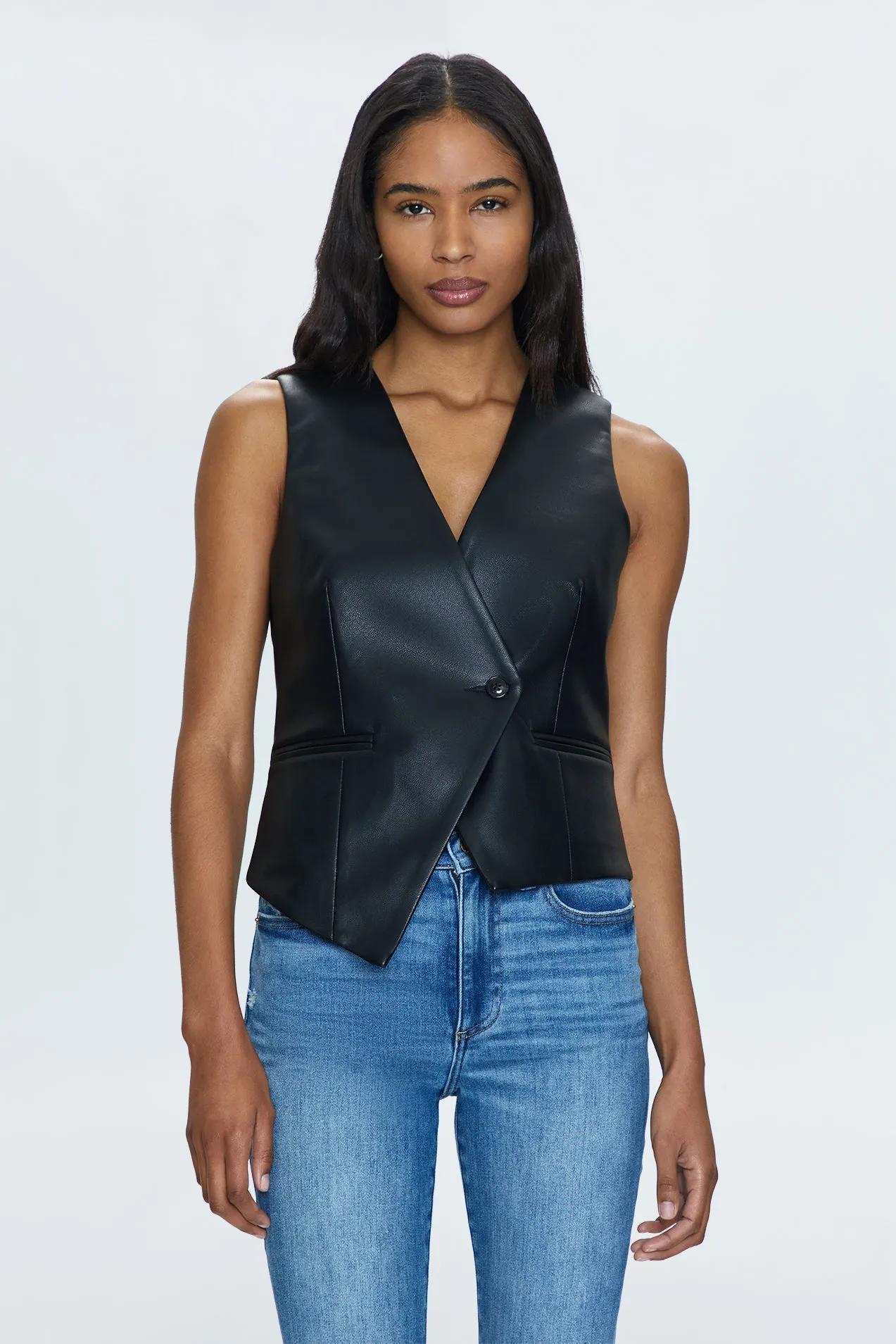 Pistola Arabella Vest in Slate Black