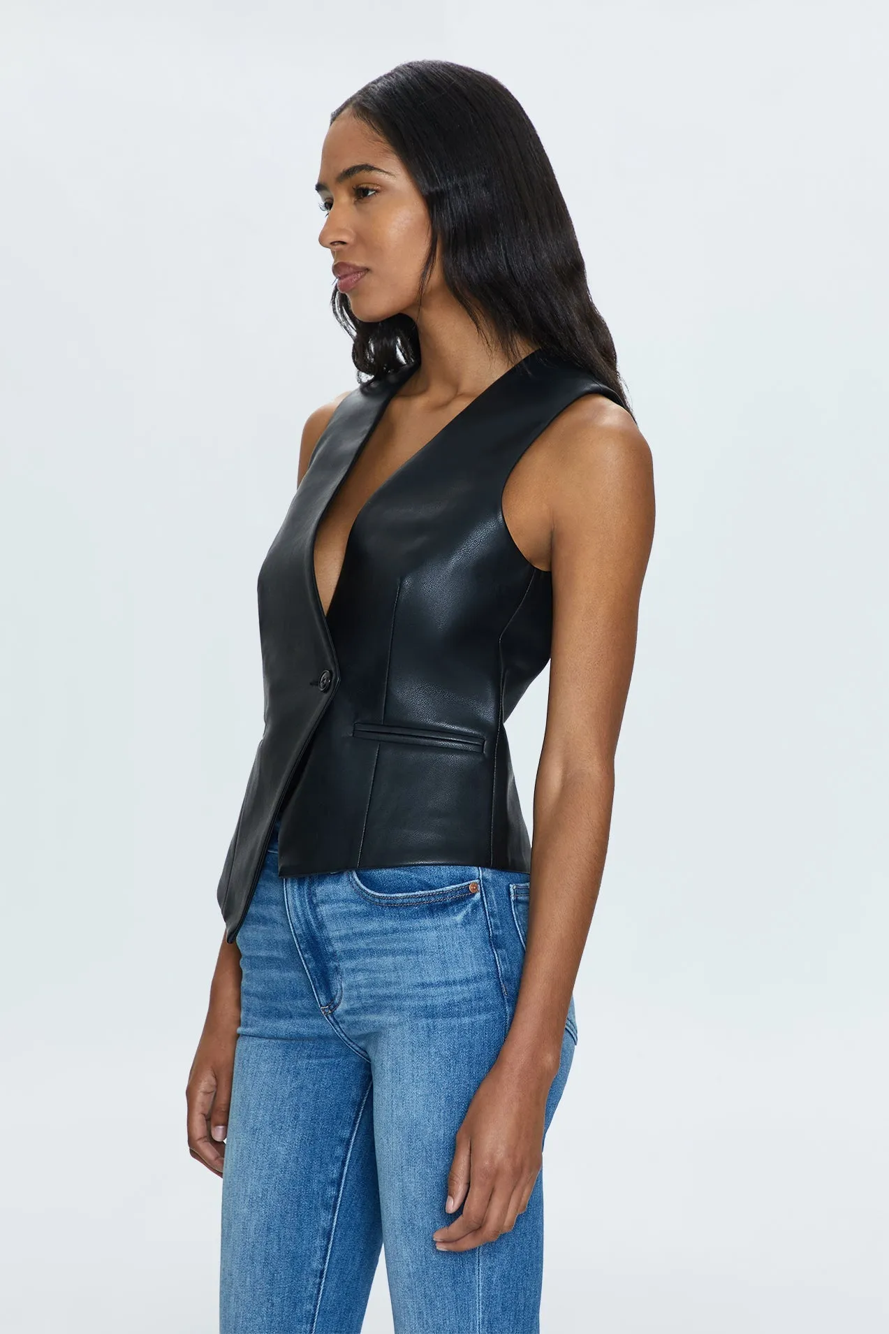 Pistola Arabella Vest in Slate Black