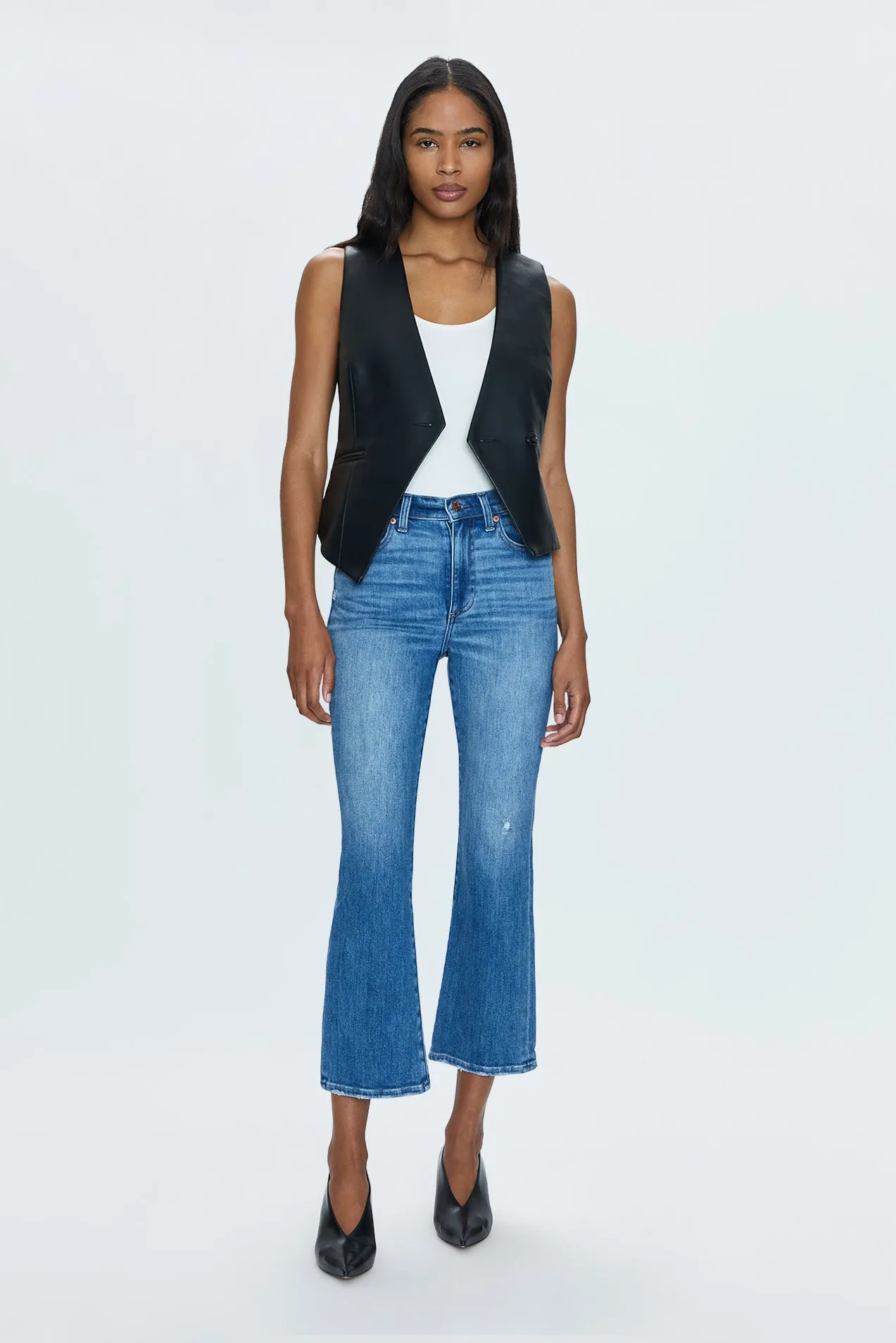Pistola Arabella Vest in Slate Black