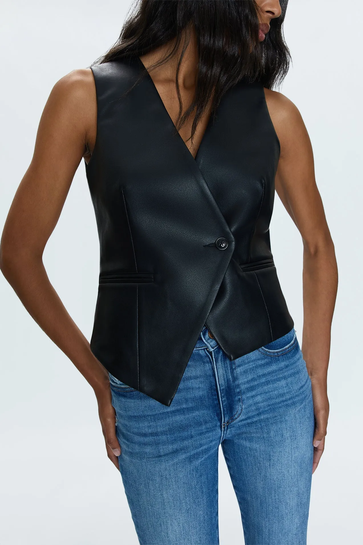 Pistola Arabella Vest in Slate Black
