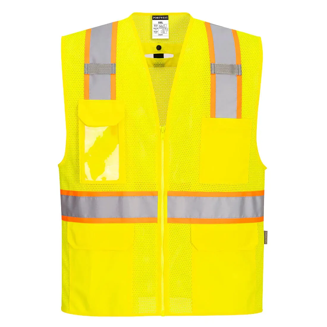 PORTWEST® Fall Protection Hi Visibility Safety Vest - ANSI Class 2 - US394