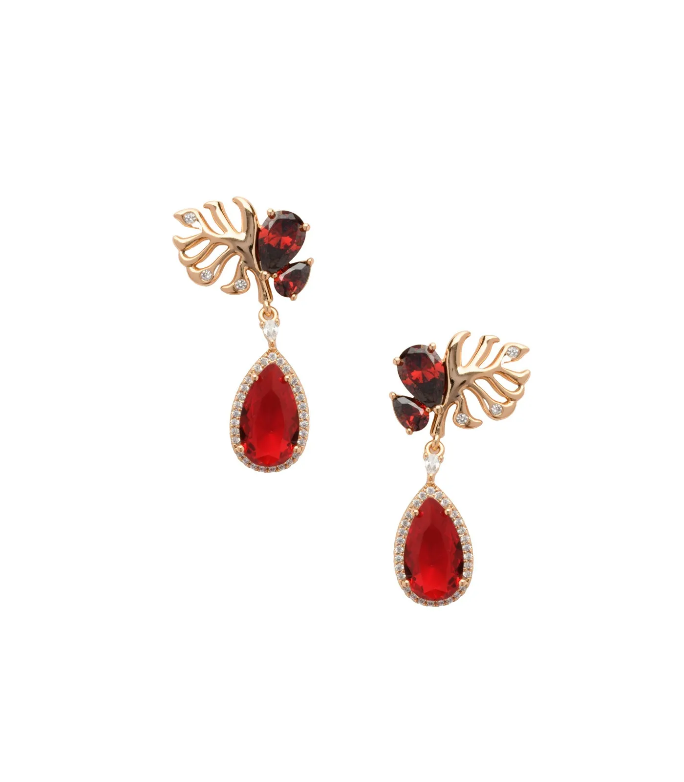Red Leaf Tops (Brass)