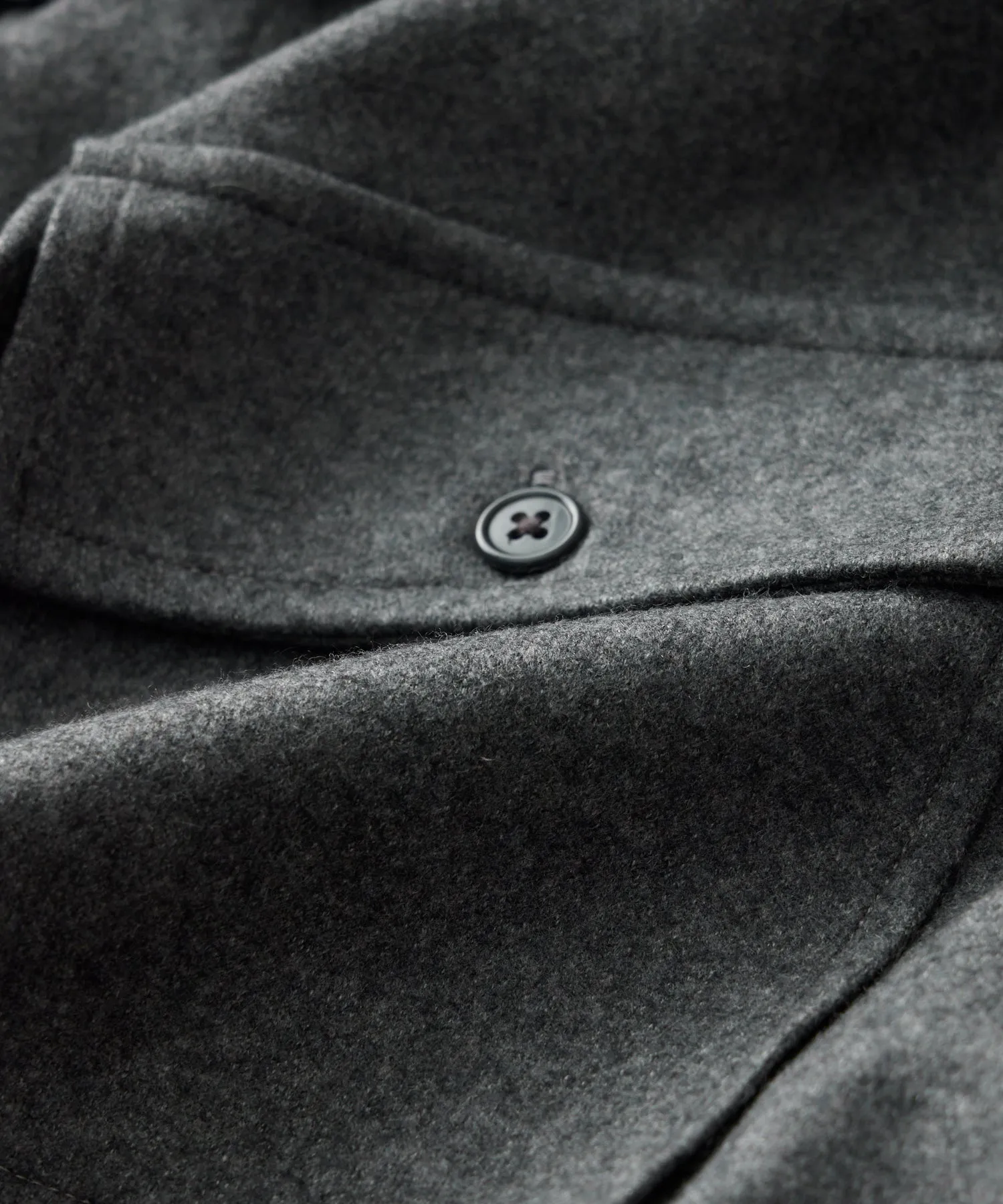 Relaxed Fit Knit Cashmere Overshirt