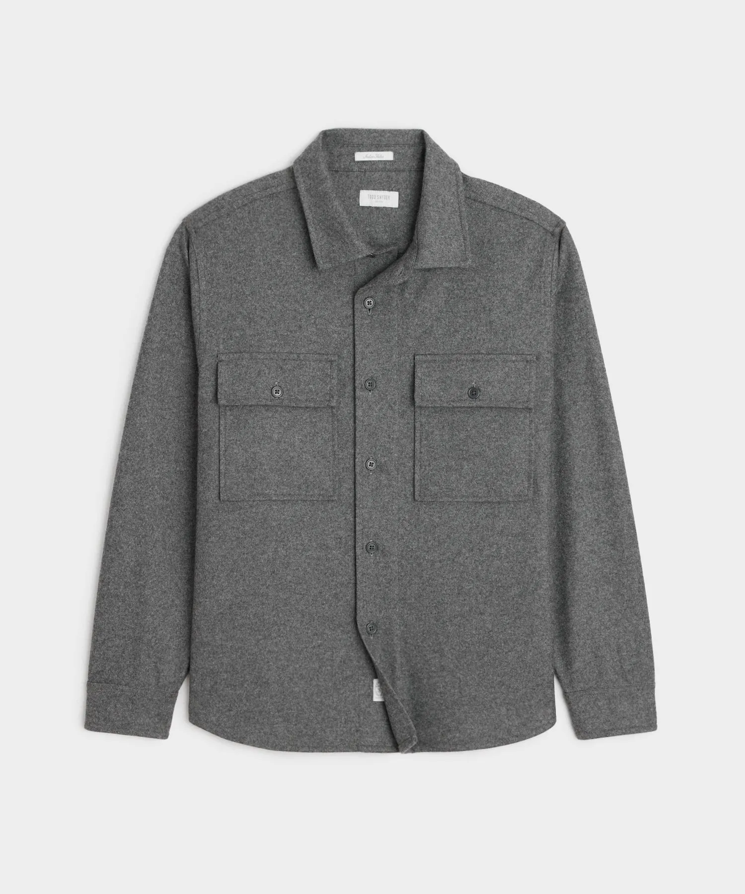 Relaxed Fit Knit Cashmere Overshirt