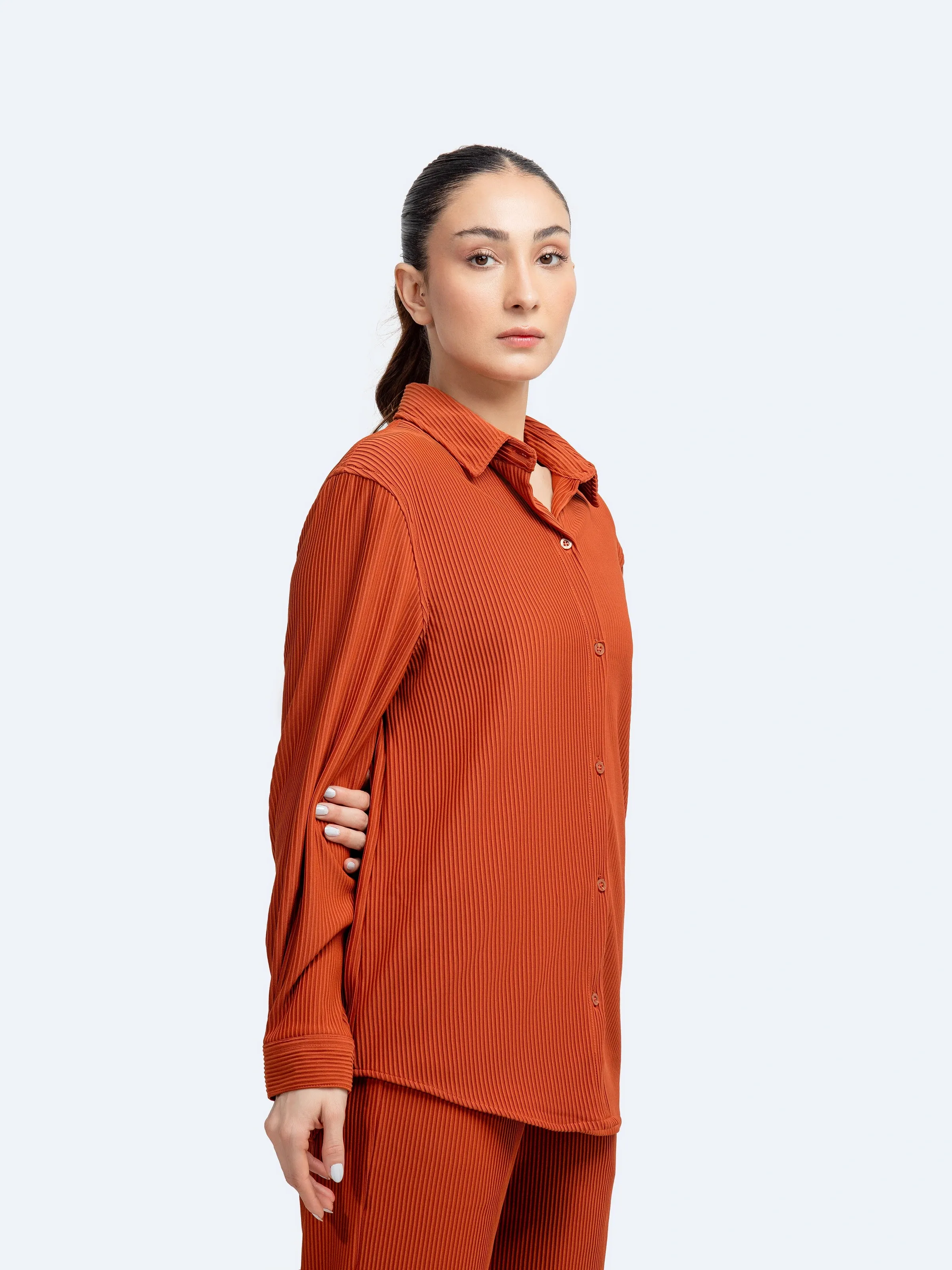 Relaxed Fit Textured Co-Ord Set - FWTCS5-103