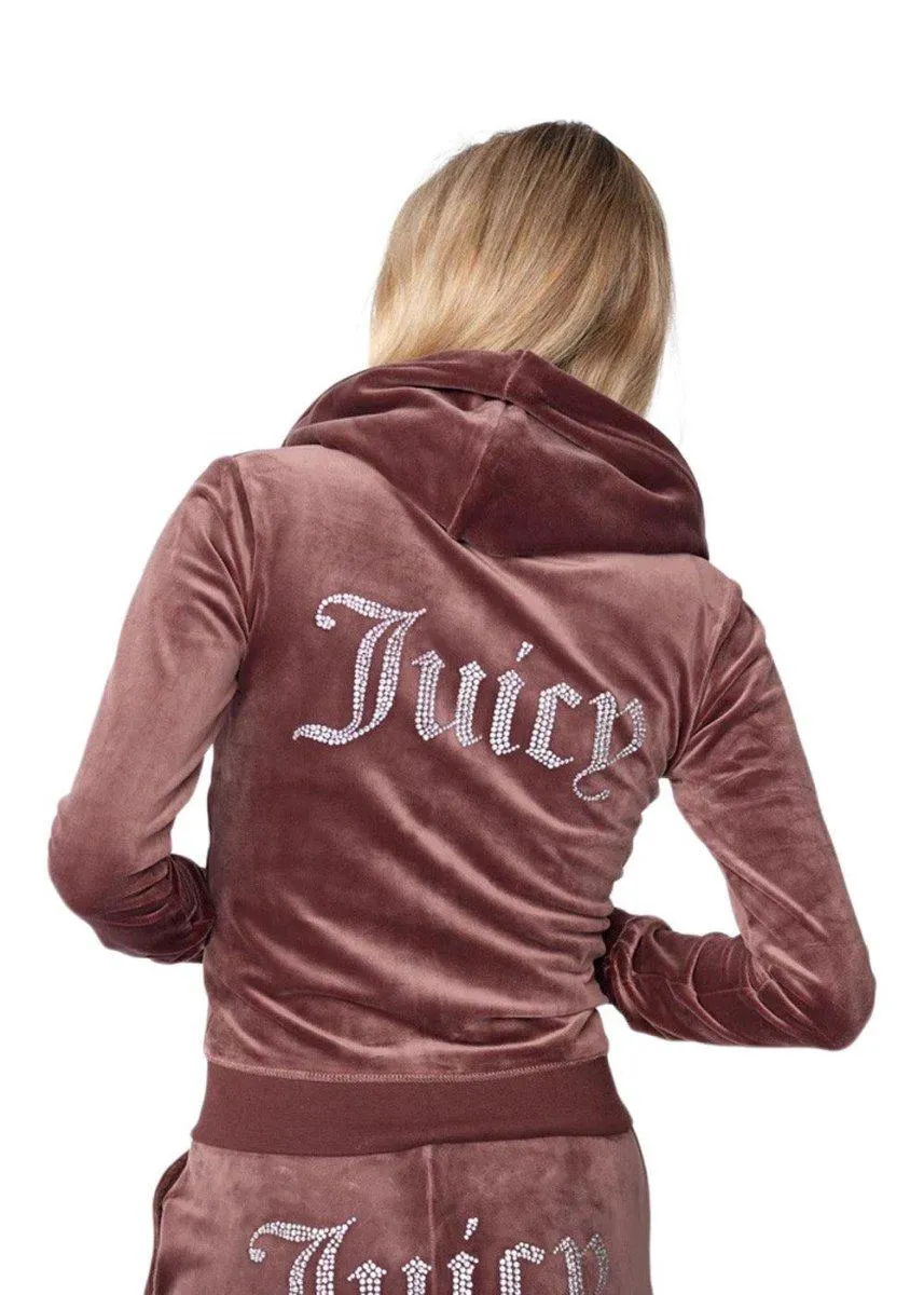 Robertson Diamante Hoodie - Bitter Chocolate