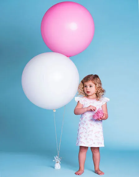 Sapling Galaxy Bear Pink Lace Dress