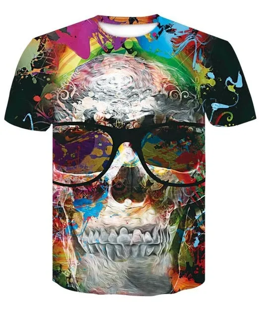 Shrek Shirt 3D Funny Casual T-Shirt Men's Hip Hop Round Neck Short Sleeve Tops Summer street fashion cool t-shirt Men's Wear