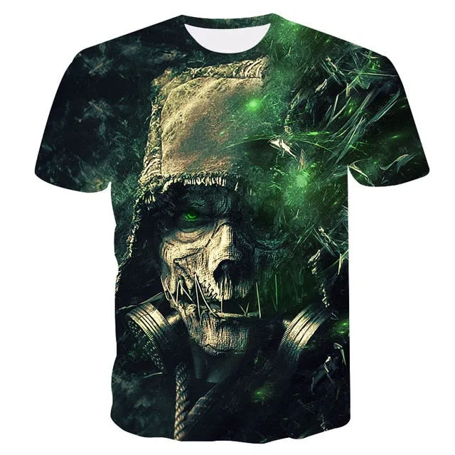 Shrek Shirt 3D Funny Casual T-Shirt Men's Hip Hop Round Neck Short Sleeve Tops Summer street fashion cool t-shirt Men's Wear