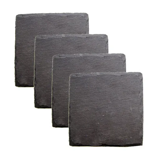 Square Slate Coaster Set