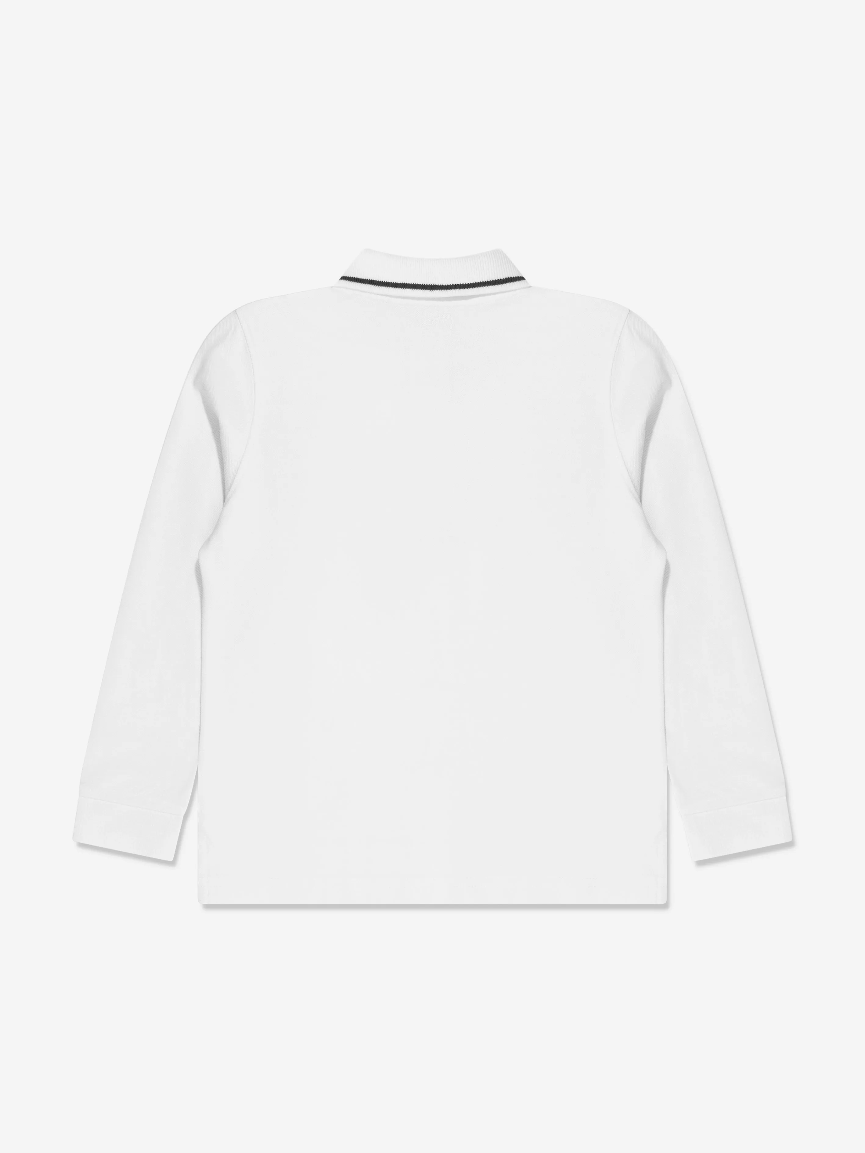 Timberland Baby Boys Long Sleeve Polo Shirt in White