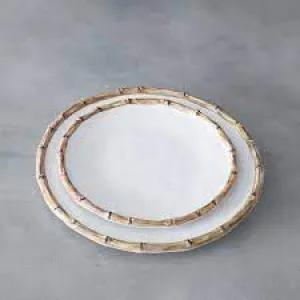 Vida Bamboo 11" Dinner Plate Set of 4