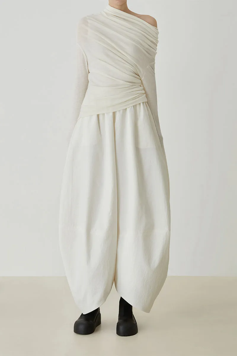 Wear More Pleated Knit Tops