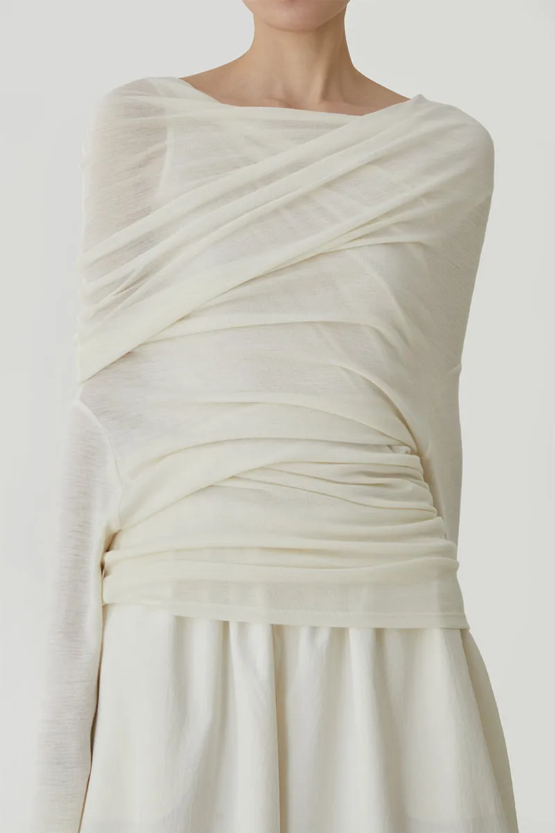 Wear More Pleated Knit Tops