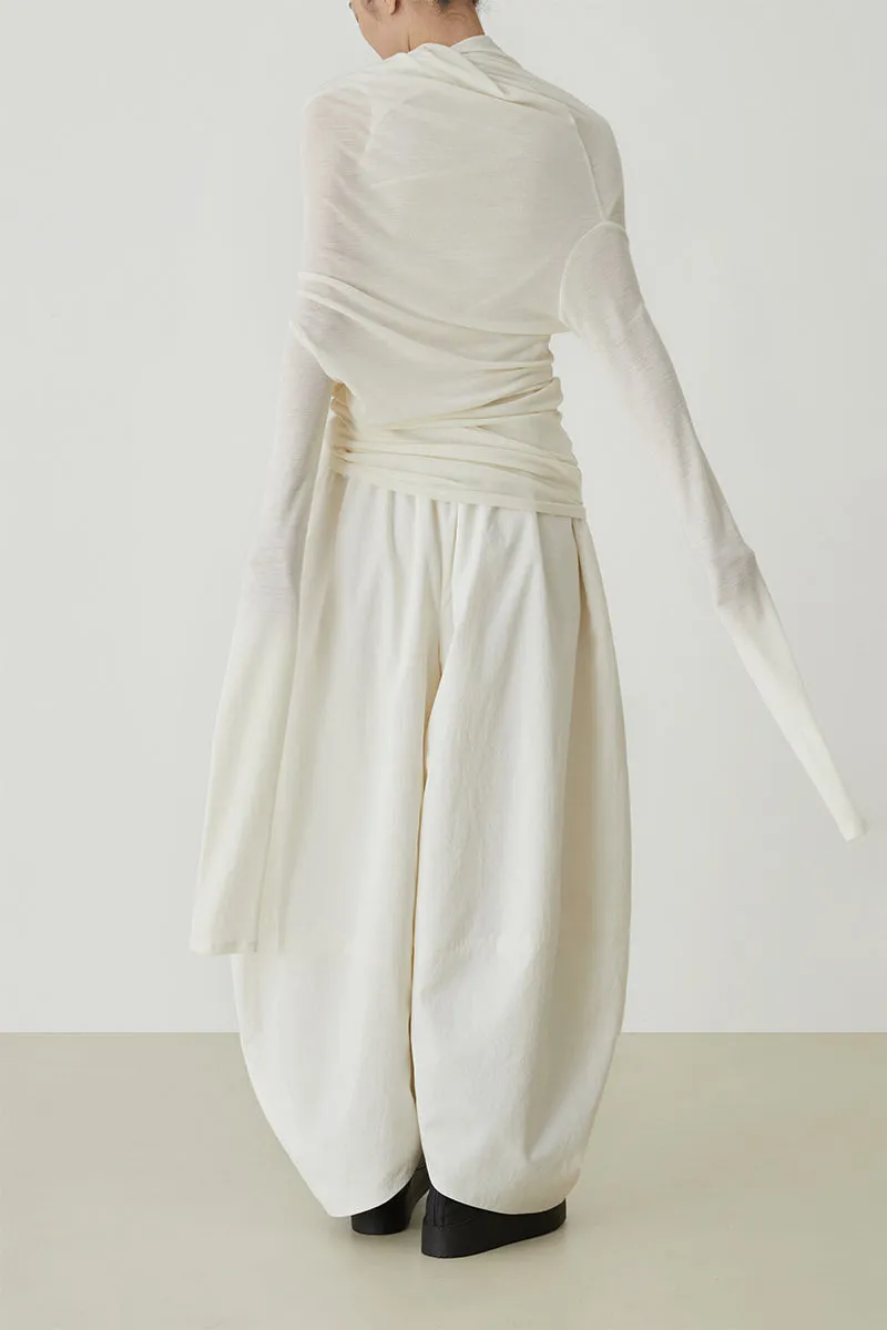Wear More Pleated Knit Tops